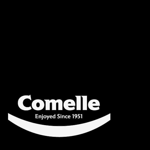 Comelle hero image brand logo